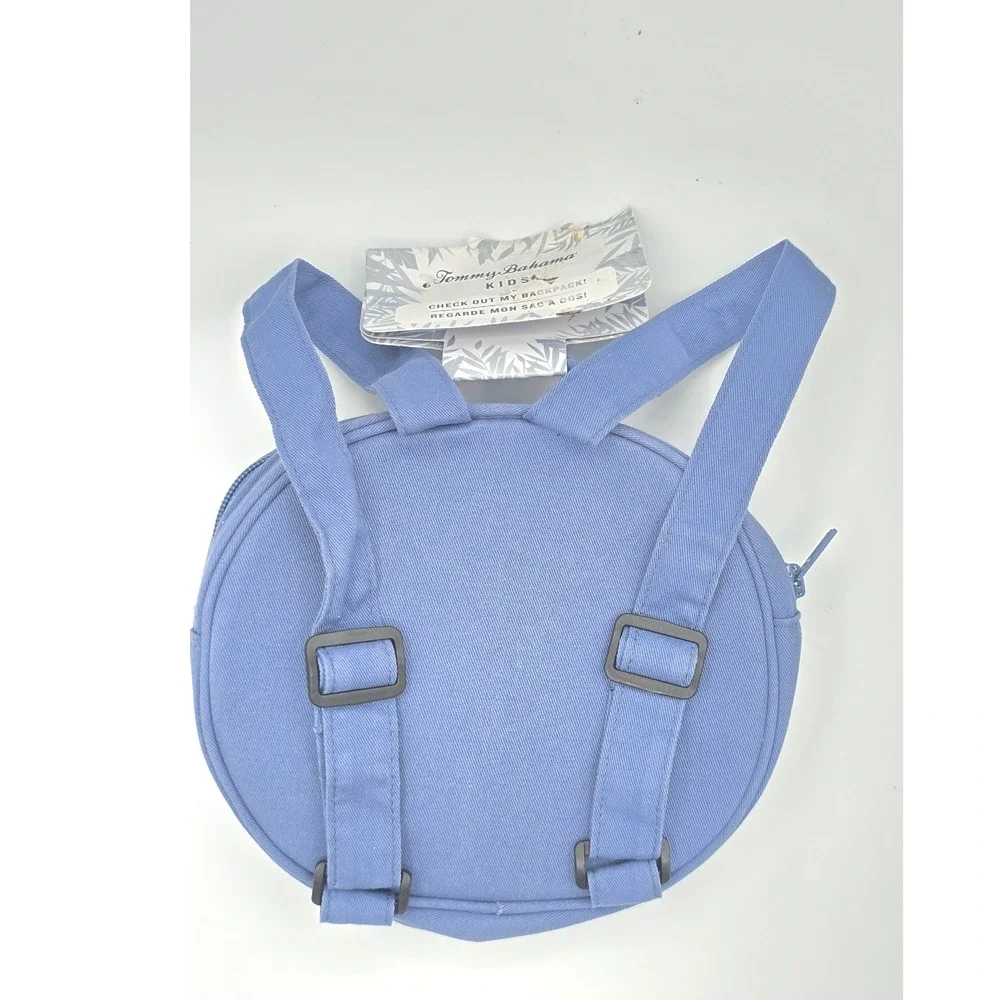 Tommy‎ Bahama Kids Crab Mini Backpack Blue Red Canvas CP08678 NWT