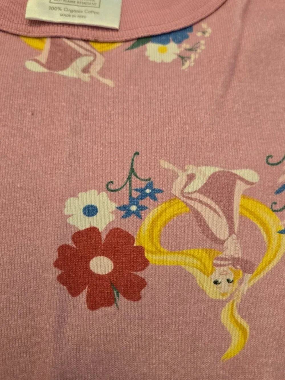 Hanna Andersson Disney Princess Pajamas PJ Short Johns Bundle 130 -8 Ariel Moana