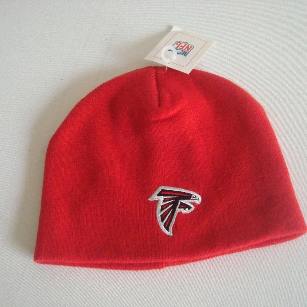 ATLANTA FALCONS YOUTH KIDS BEANIE KNIT TOGOBBAN HAT CAP‎ VINTAGE L1