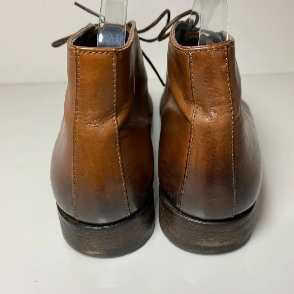 To Boot New York Mens Size 10 Chukka Boots Brown Leather Adam Derrick Italy‎