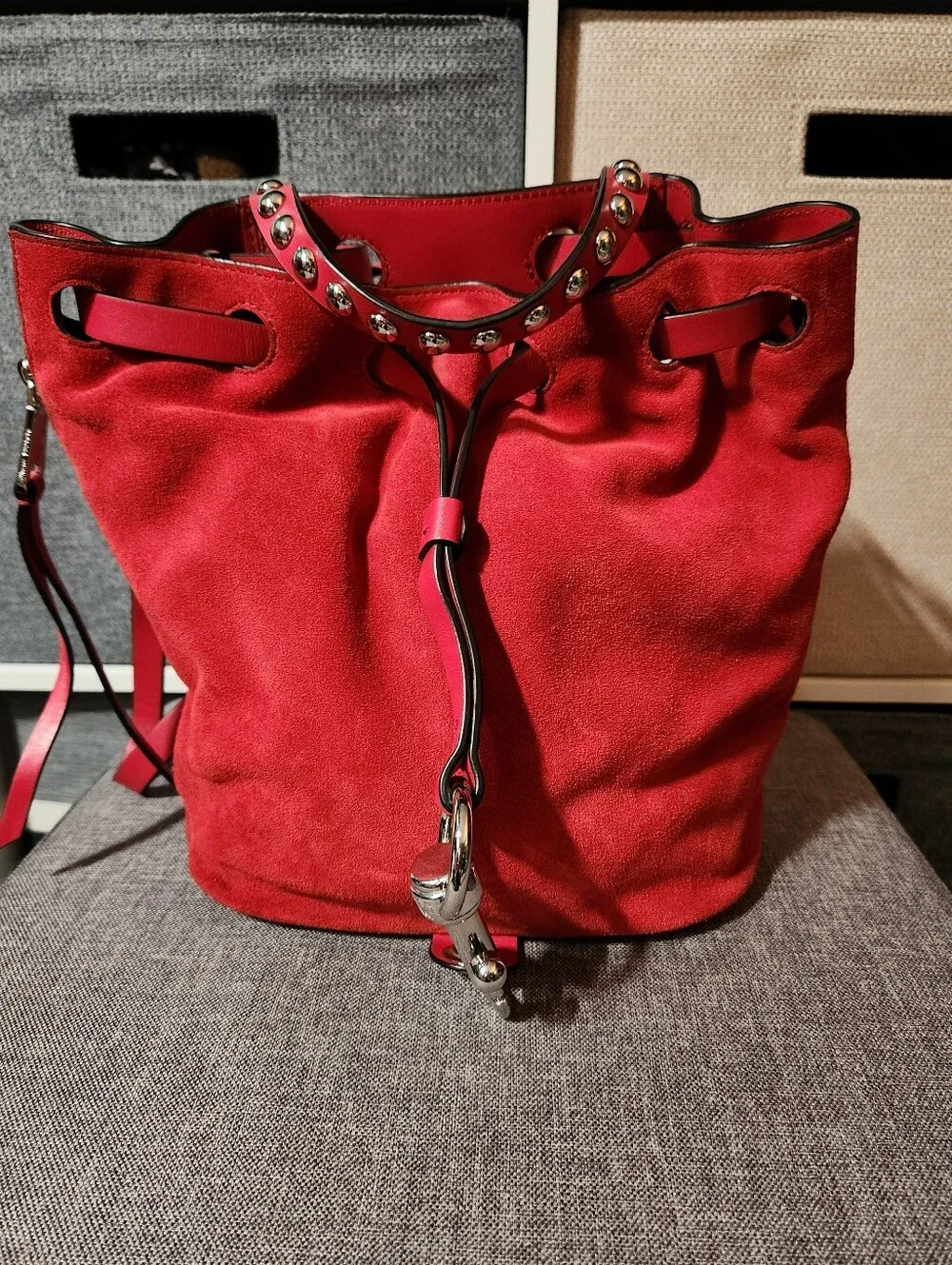 Rebecca Minkoff leather accents all