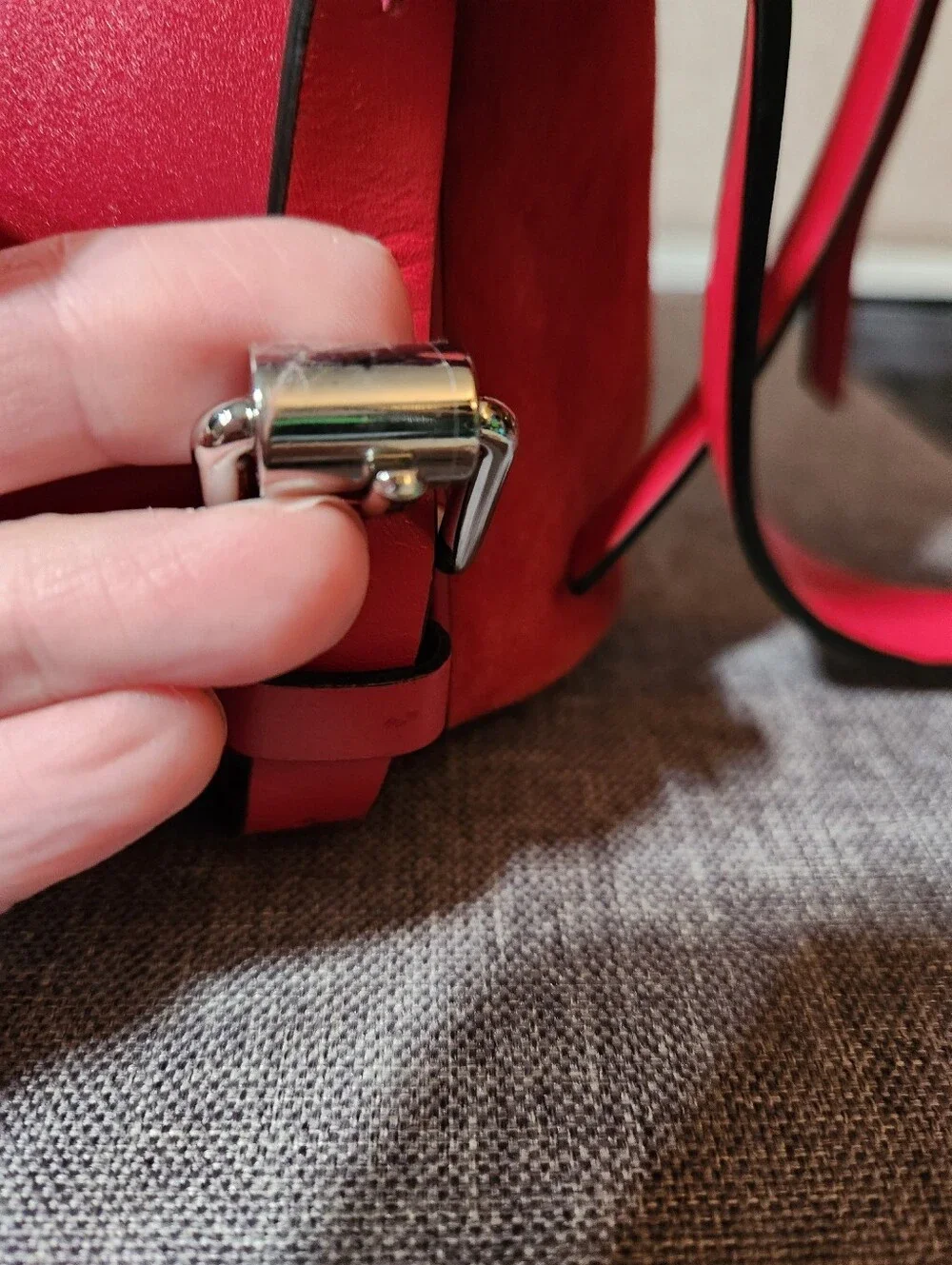 Rebecca Minkoff clip twilly buckles