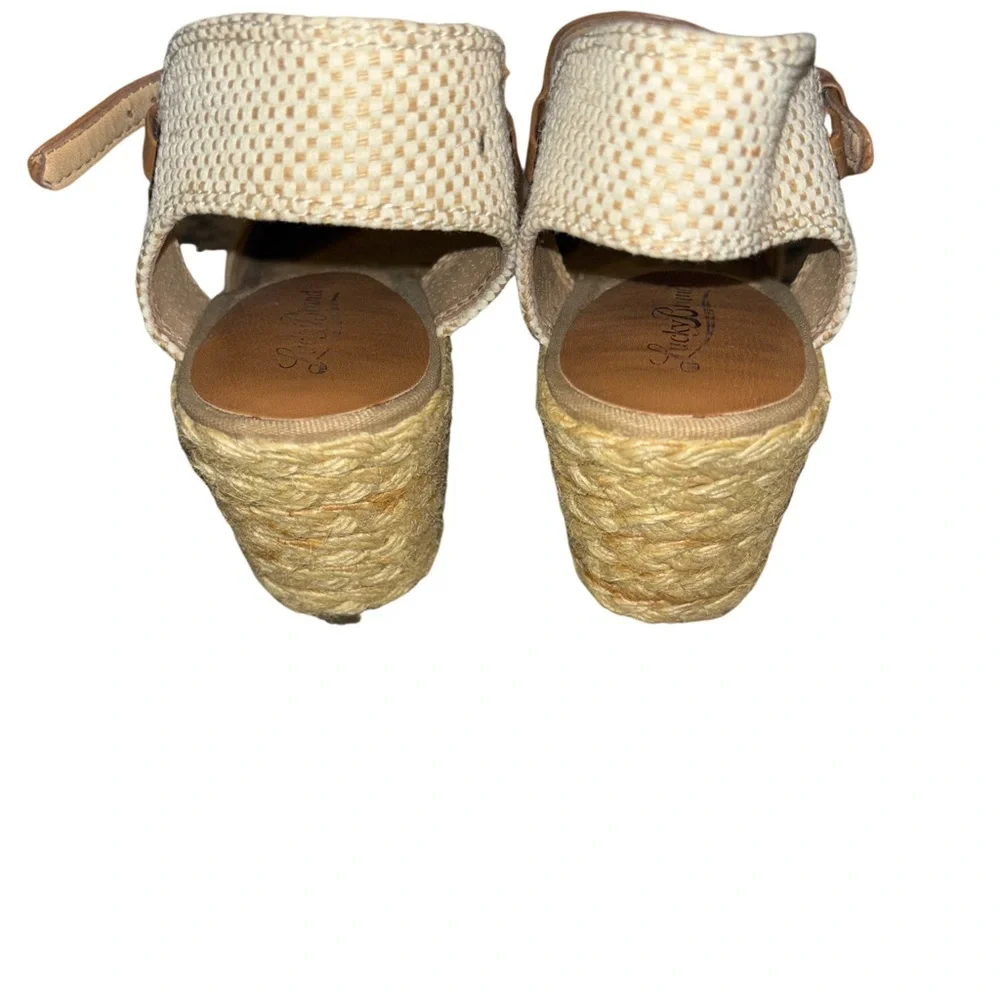 Lucky Brand Kyndra Wedge Sandal Size 9.5