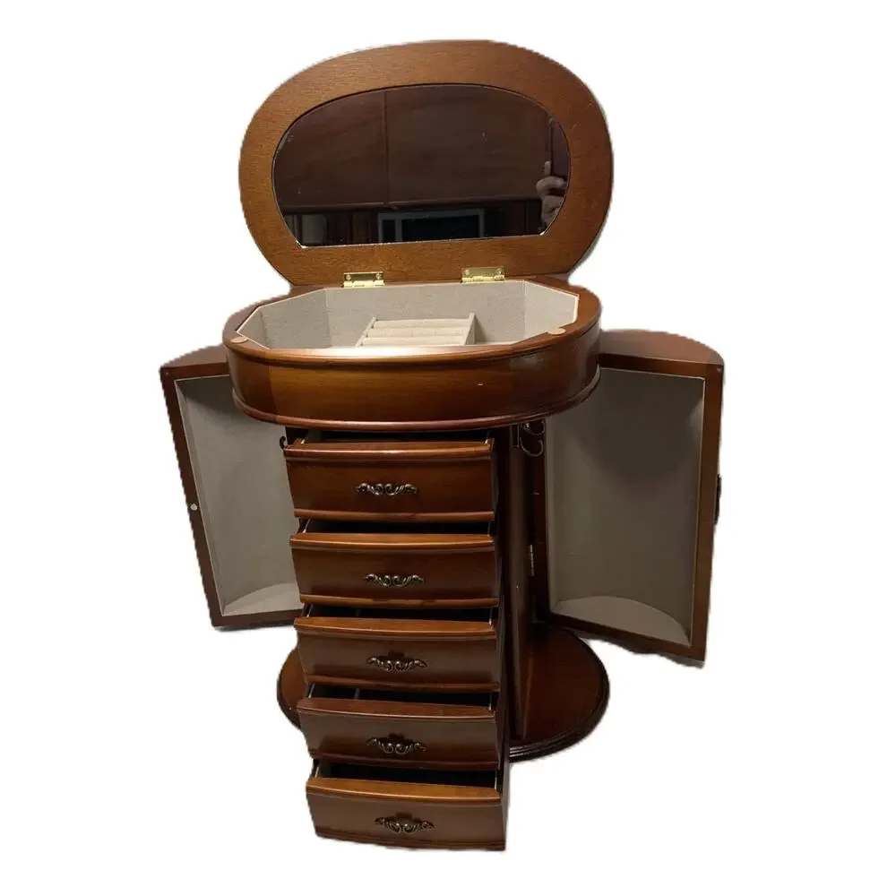 Hives and Honey Cari Wood Jewelry Chest