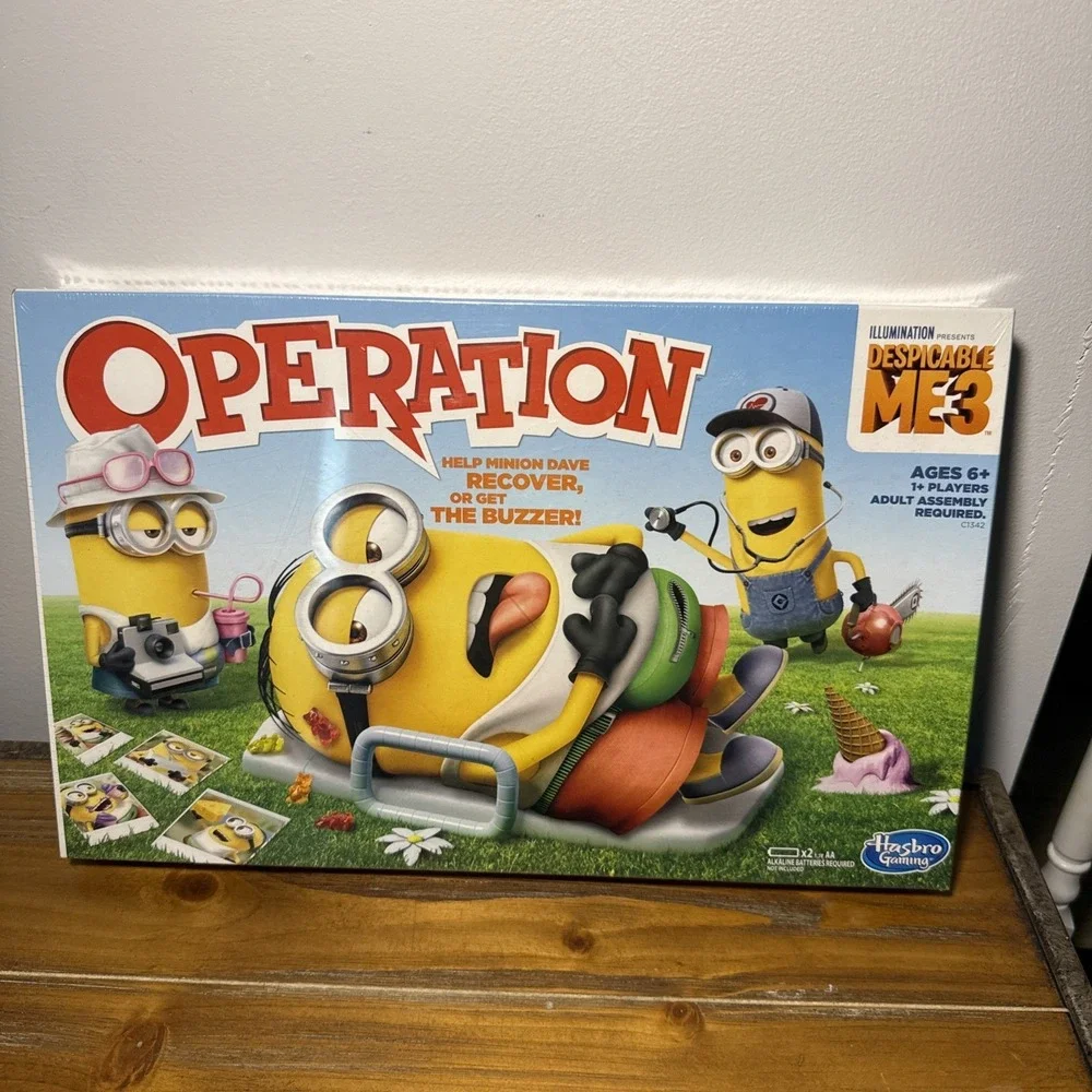 Operation Despicable Me 3 New Sealed Illumination Hasbro Milton Bradley