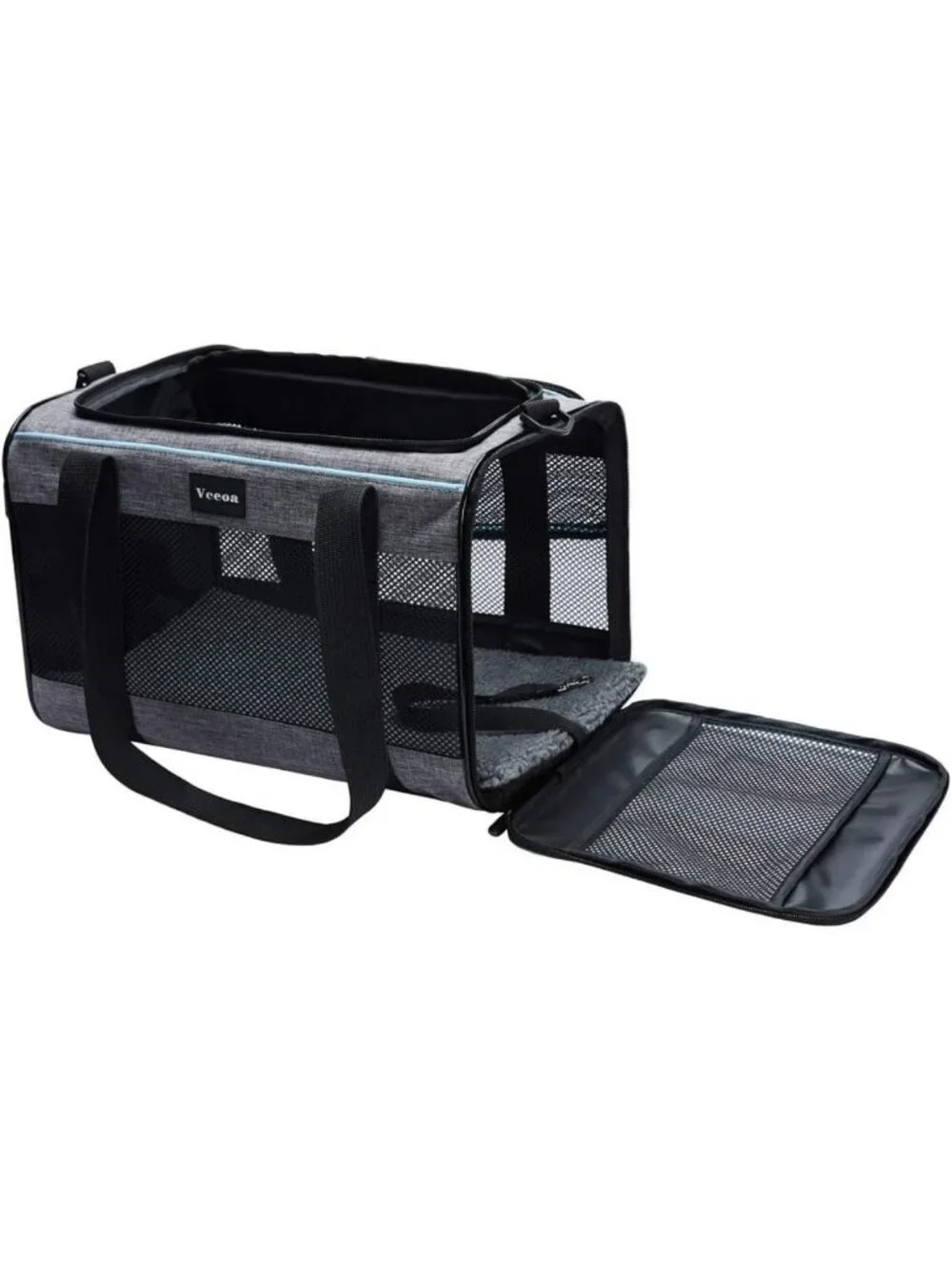 Soft-Sided Pet Carrier for Cats & Dogs up to 16 lbs - Travel Bag for Pets