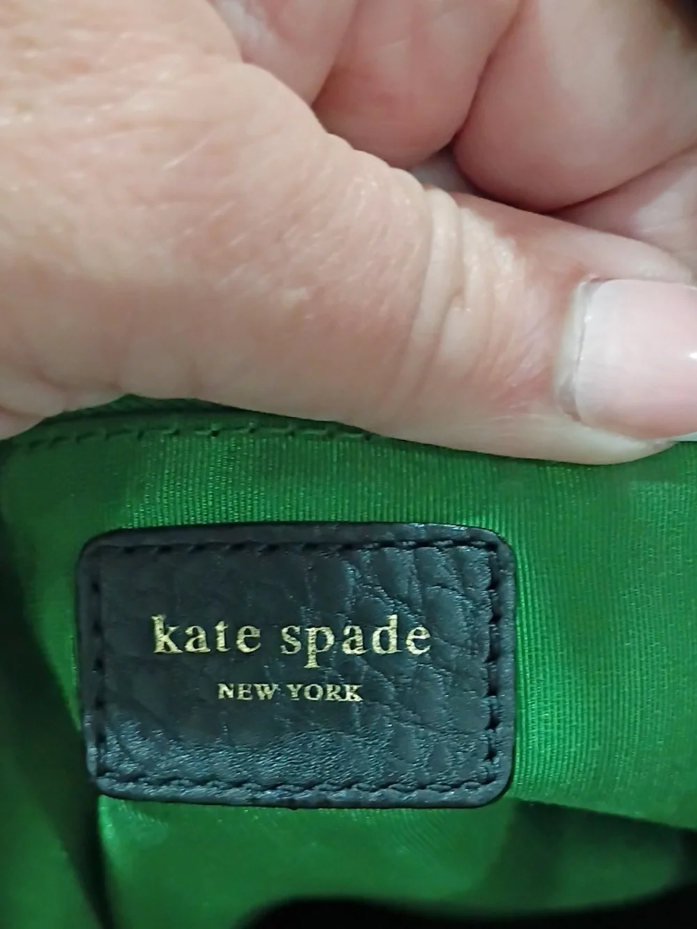 kate spade sleek black