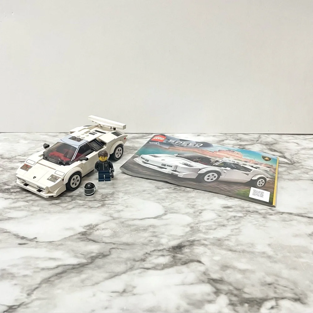 LEGO Speed Champions 76908 Lamborghini Countach Complete Set With Manual