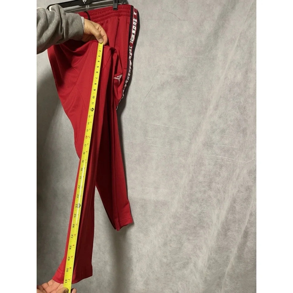 Nike Air Jordan Pants XL‎ Red Tear Away Snap Side Jumpman Track Dri Fit AJ1106