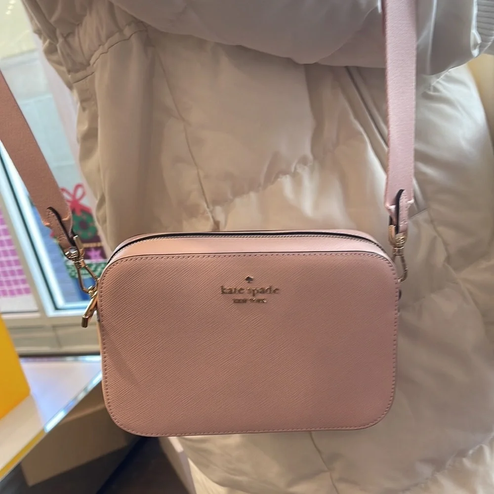 Kate Spade Madison Mini Camera Bag COLOR: Conch Pink NWT