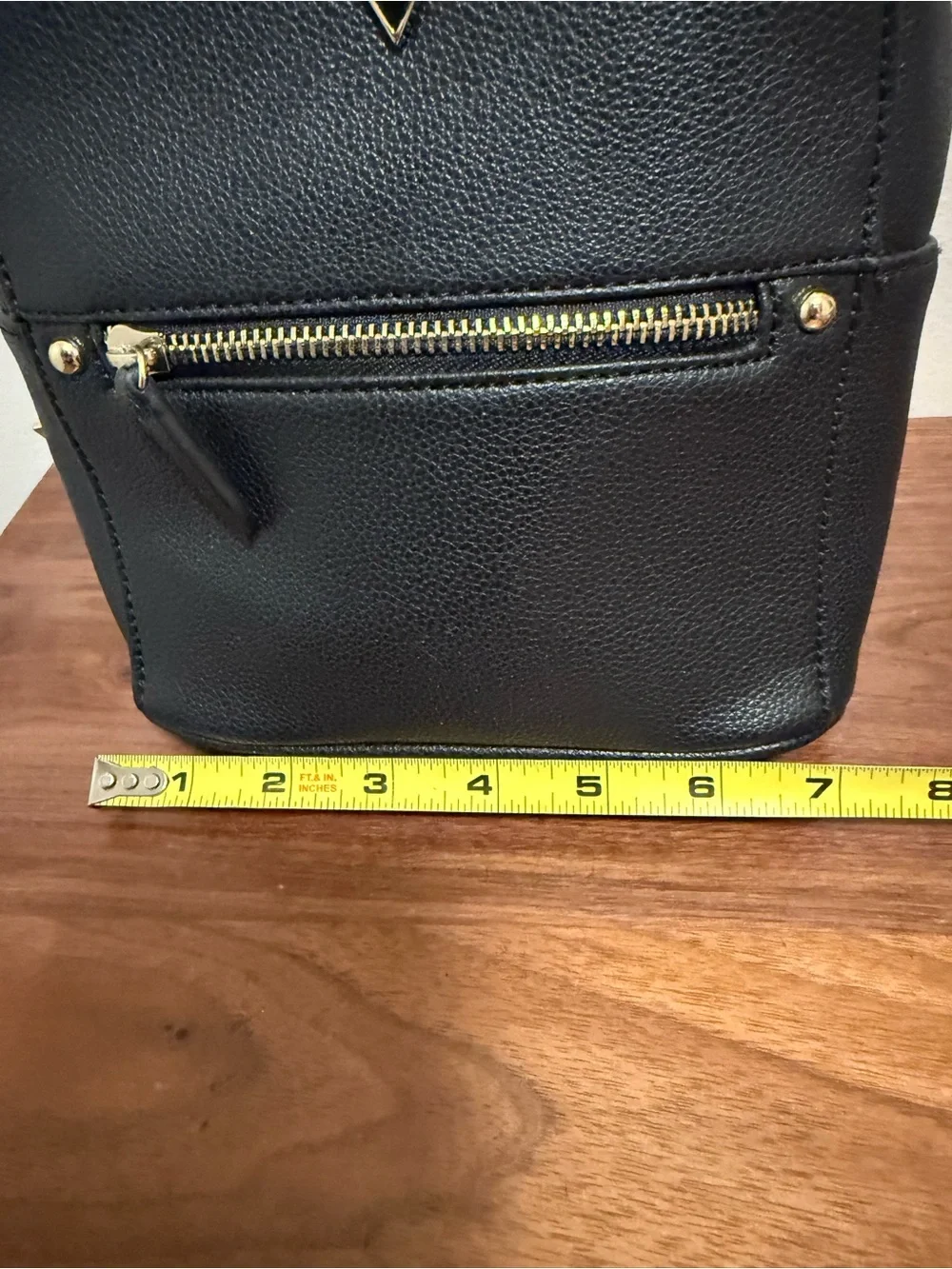 Guess 2 in 1 Black Mini Backpack with Silver Hardware