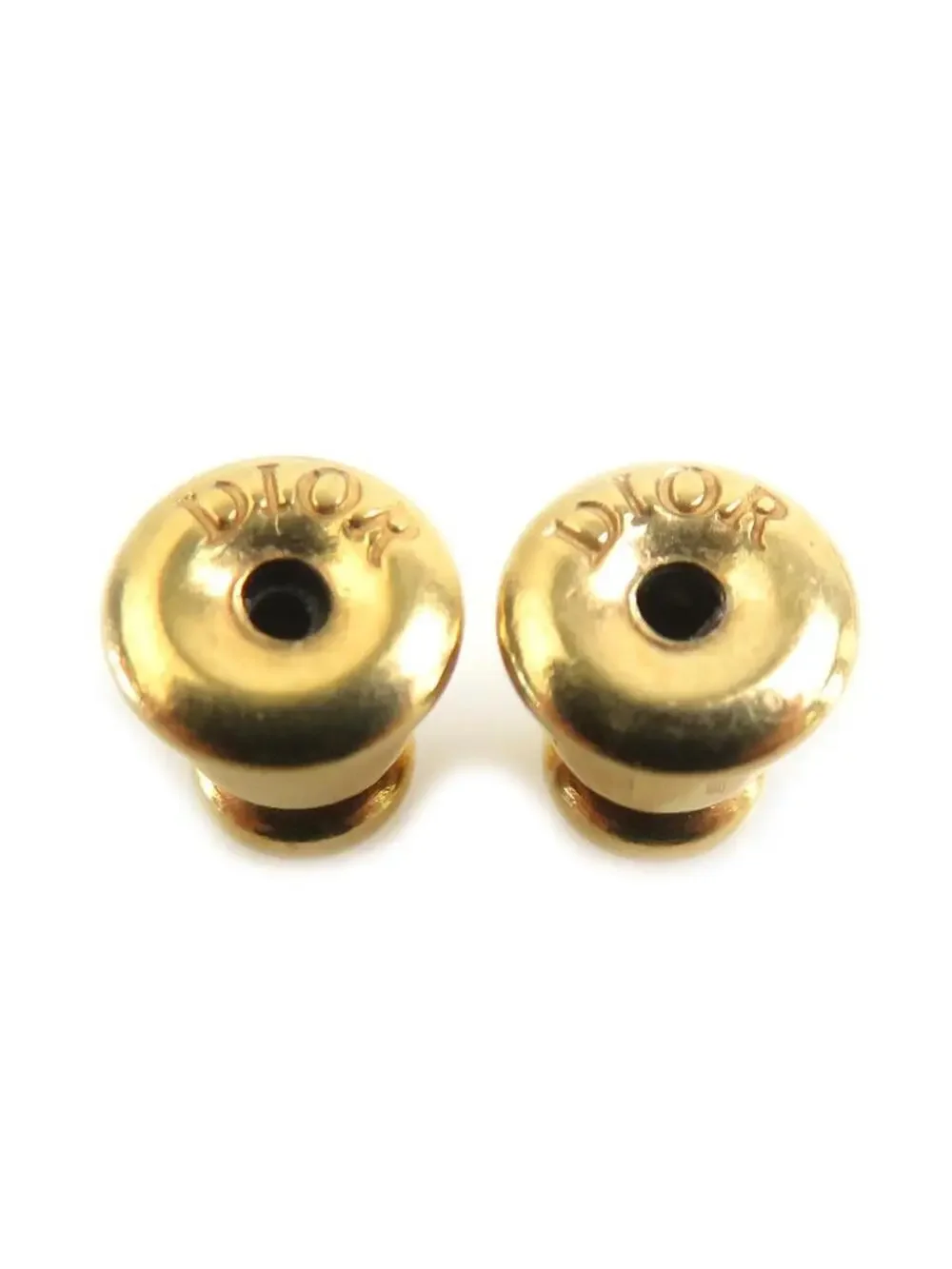 Auth Christian Dior Pierce Earrings #294117C34B