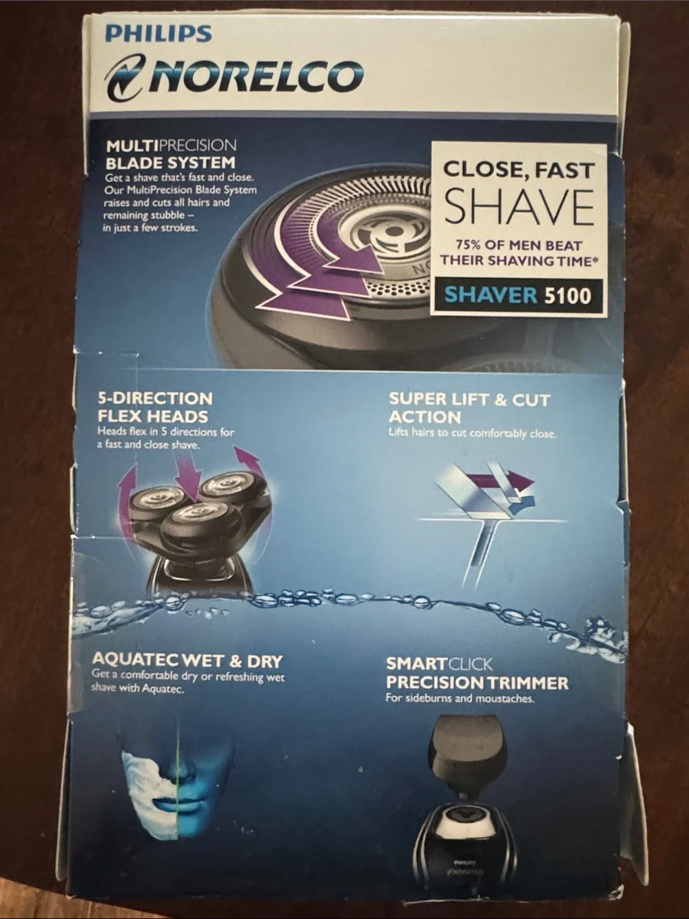 Norelco system delivers convenient