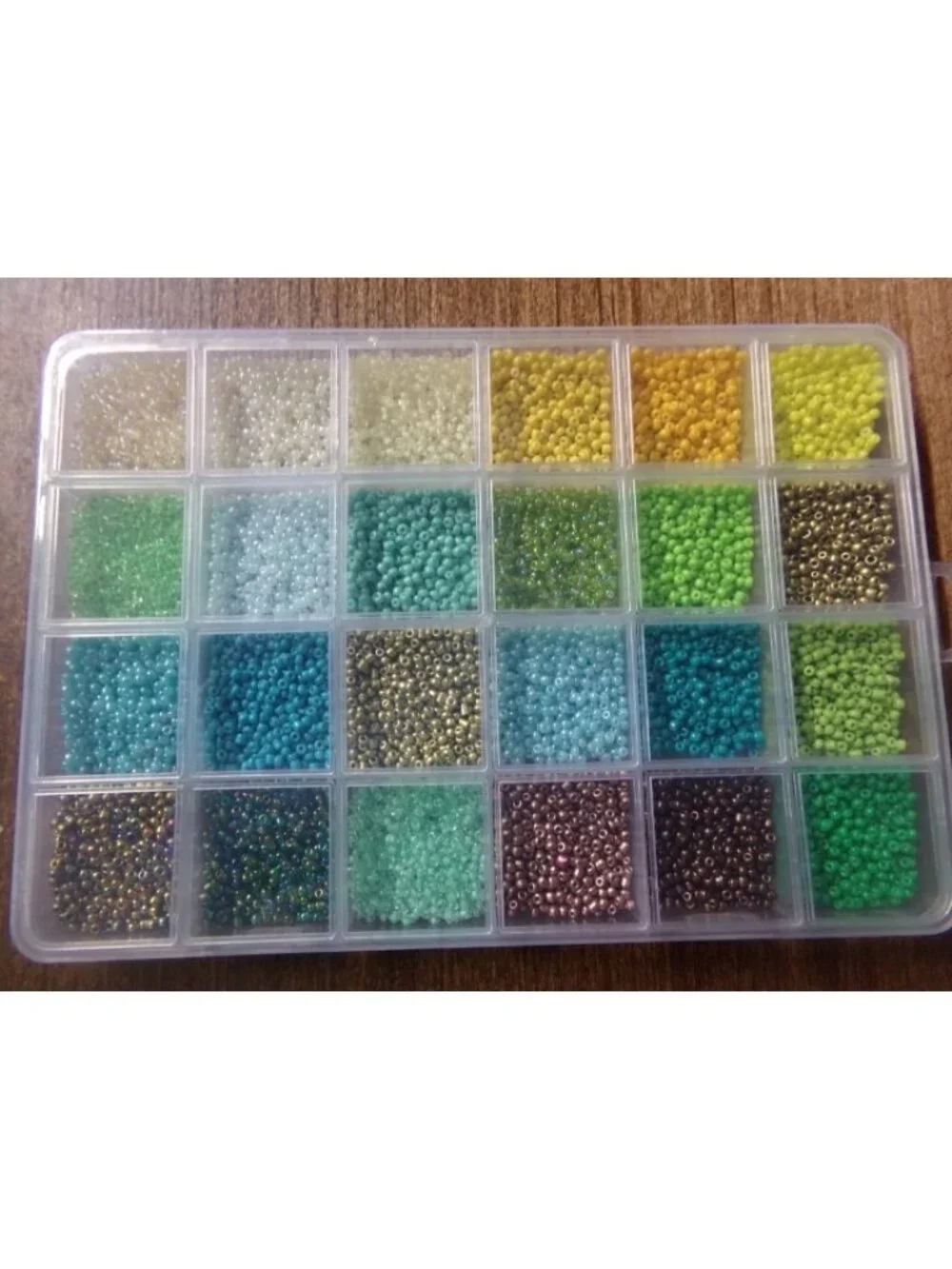 Mixed Color Seed Beads Set in Container Set #2