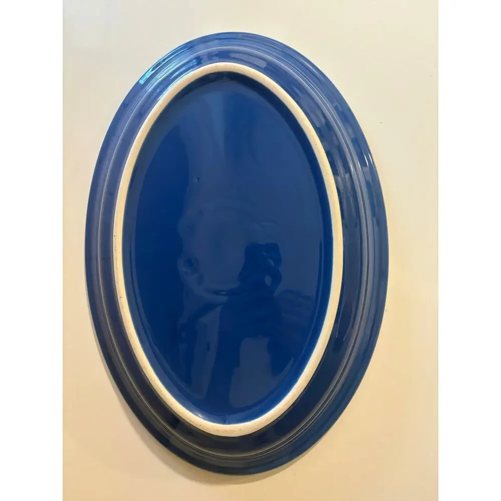 Homer Laughlin Fiesta Lapis Blue Serving Platter