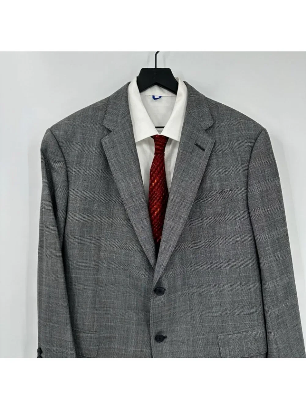 HOLLAND & SHERRY super 120s wool sport coat jacket 40R glen plaid quiet luxury