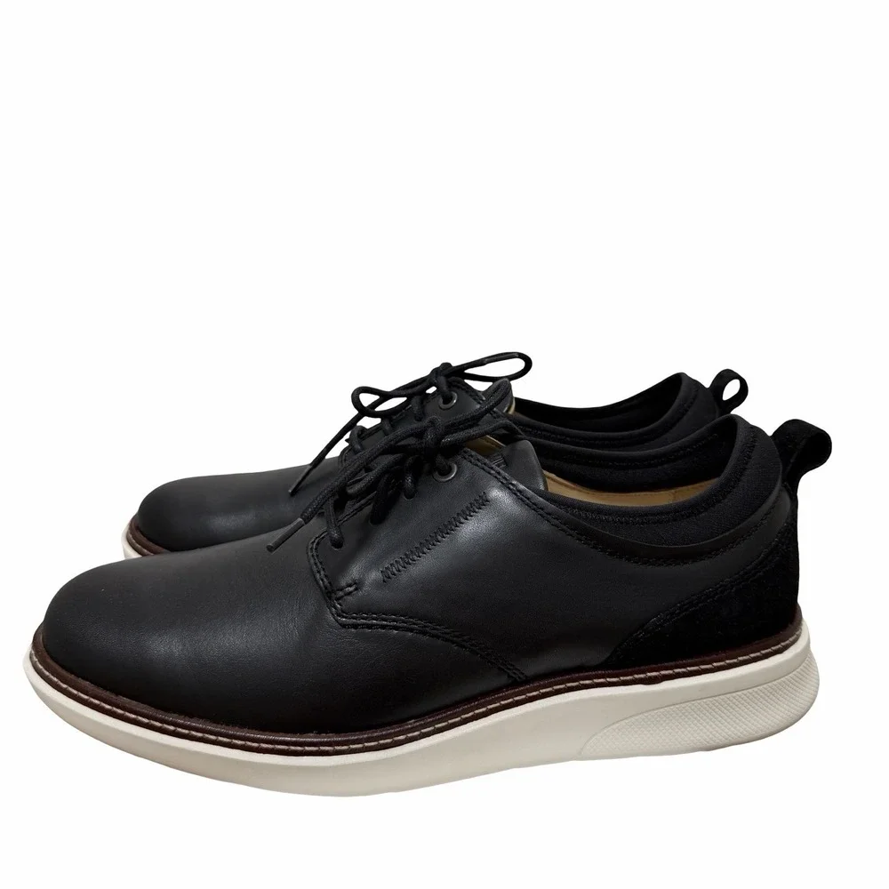 Samuel Hubbard Rafael Hybrid Leather Lace Up Shoes Mens US 10 Black Casual