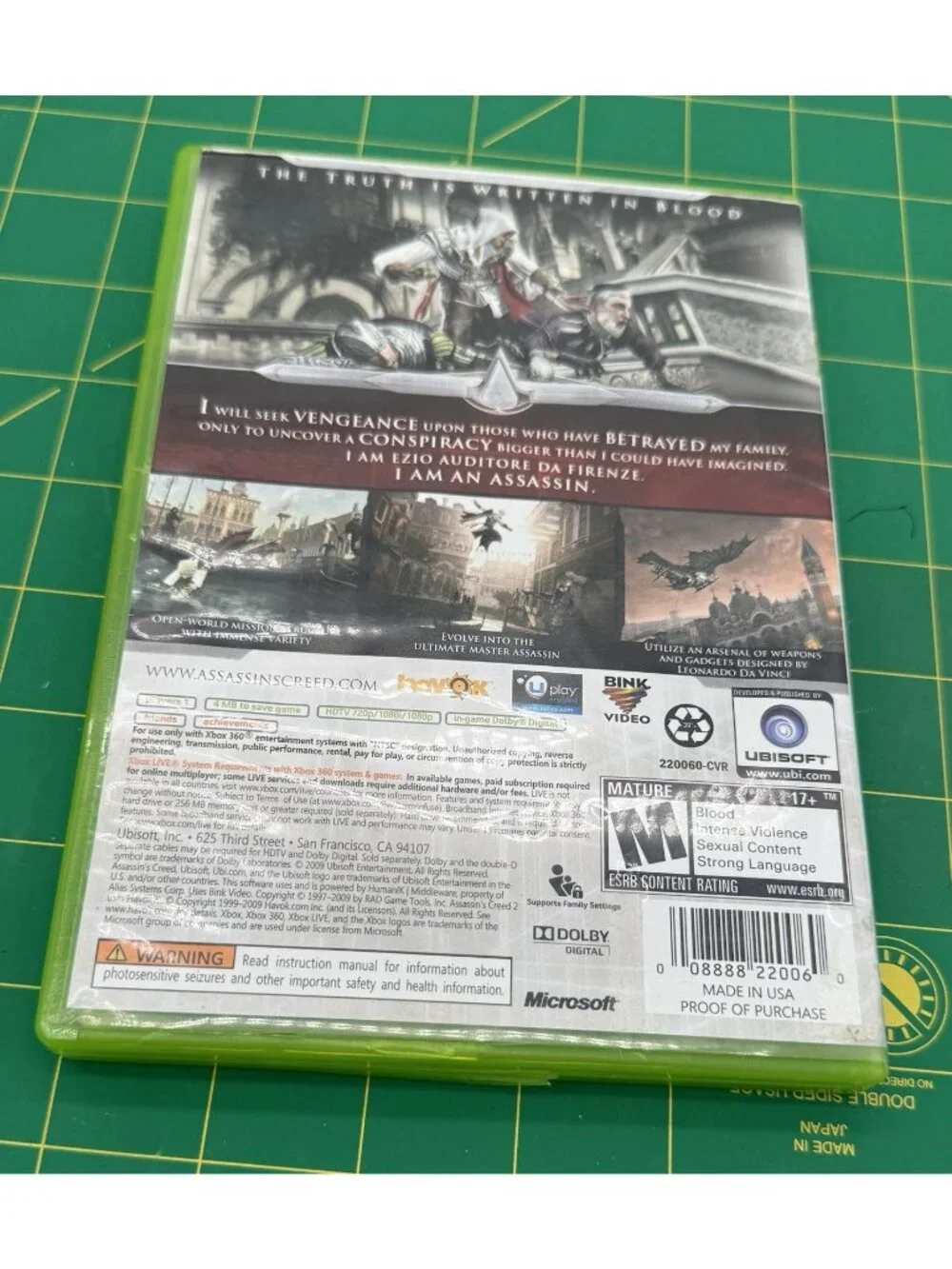 2009 XBOX 360 Assassin's Creed II