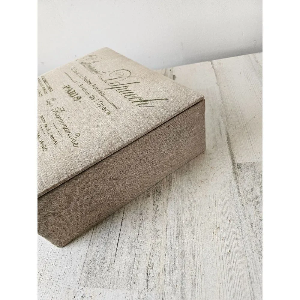 Restaurant Delpuech Paris box home decor jewelry large‎