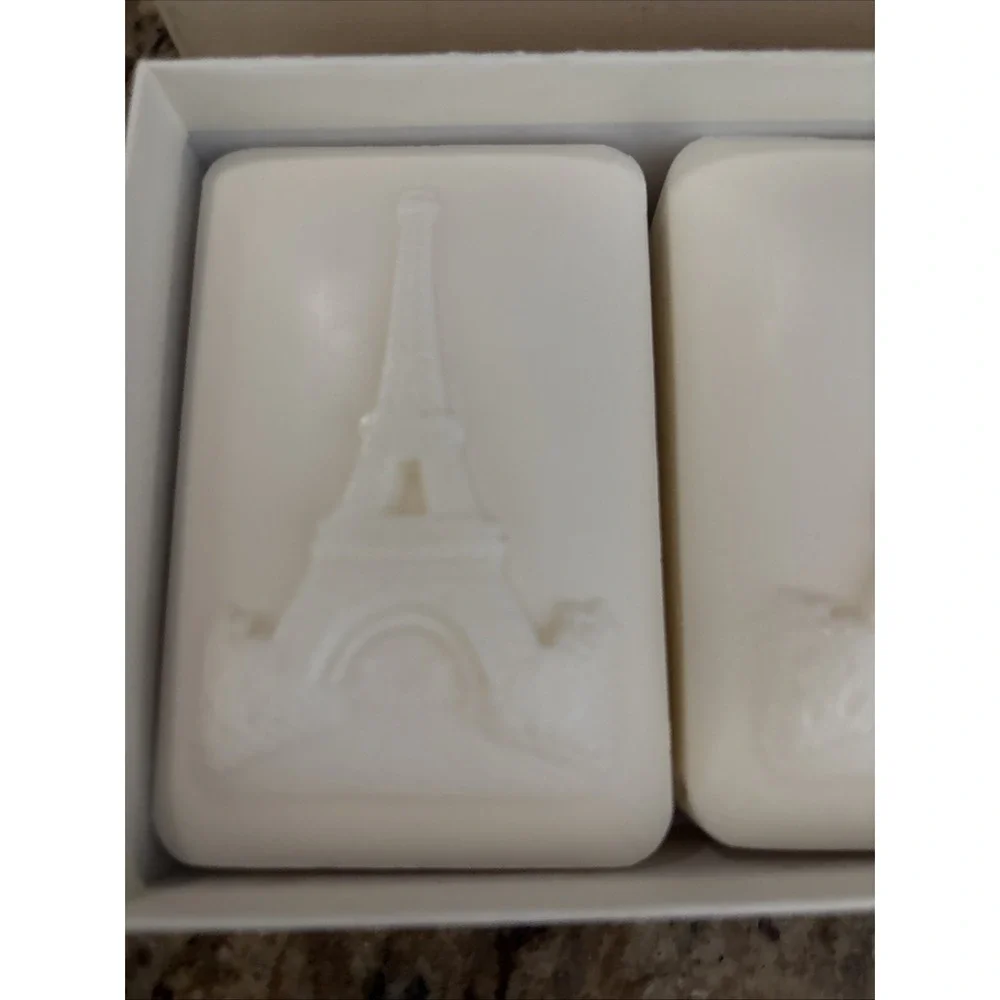 2 Lorcos Bar Almond Soap Made In France. ‎ Eiffel Tower boxed set