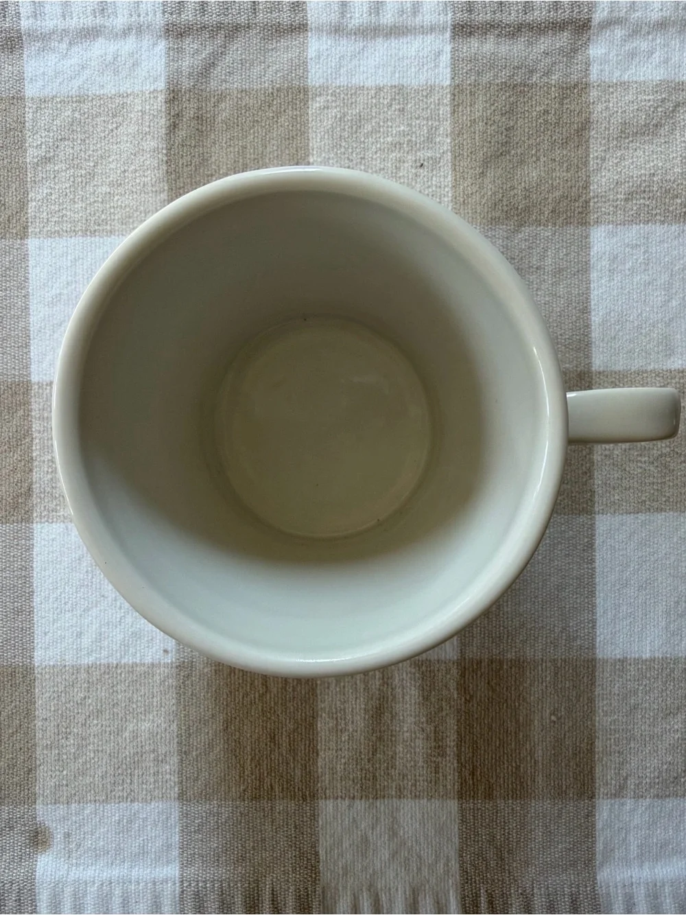 Anthropologie cream ceramic