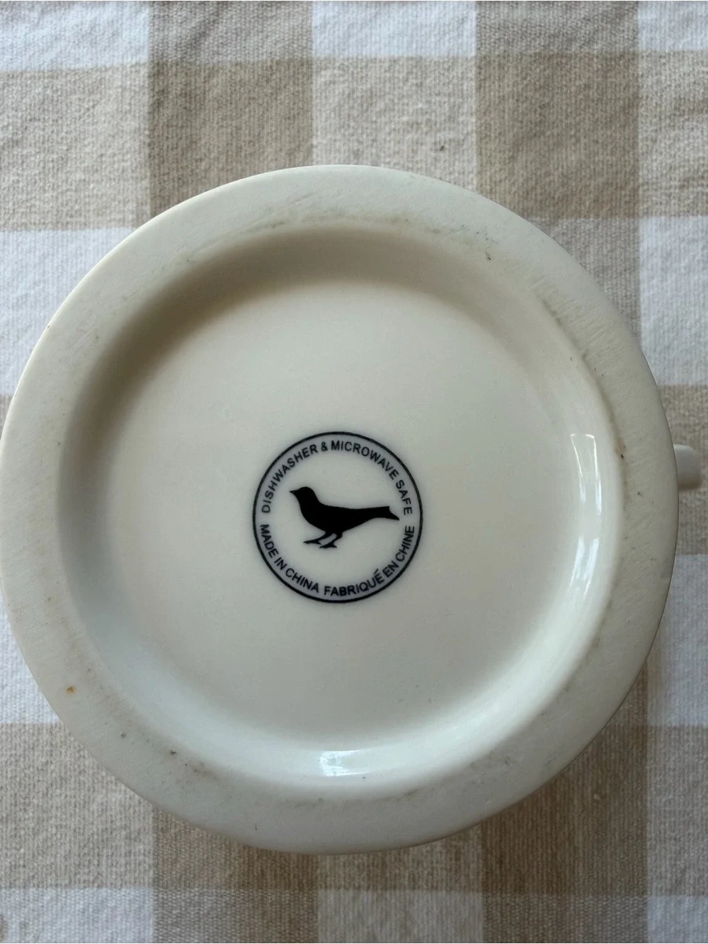 Anthropologie cream ceramic