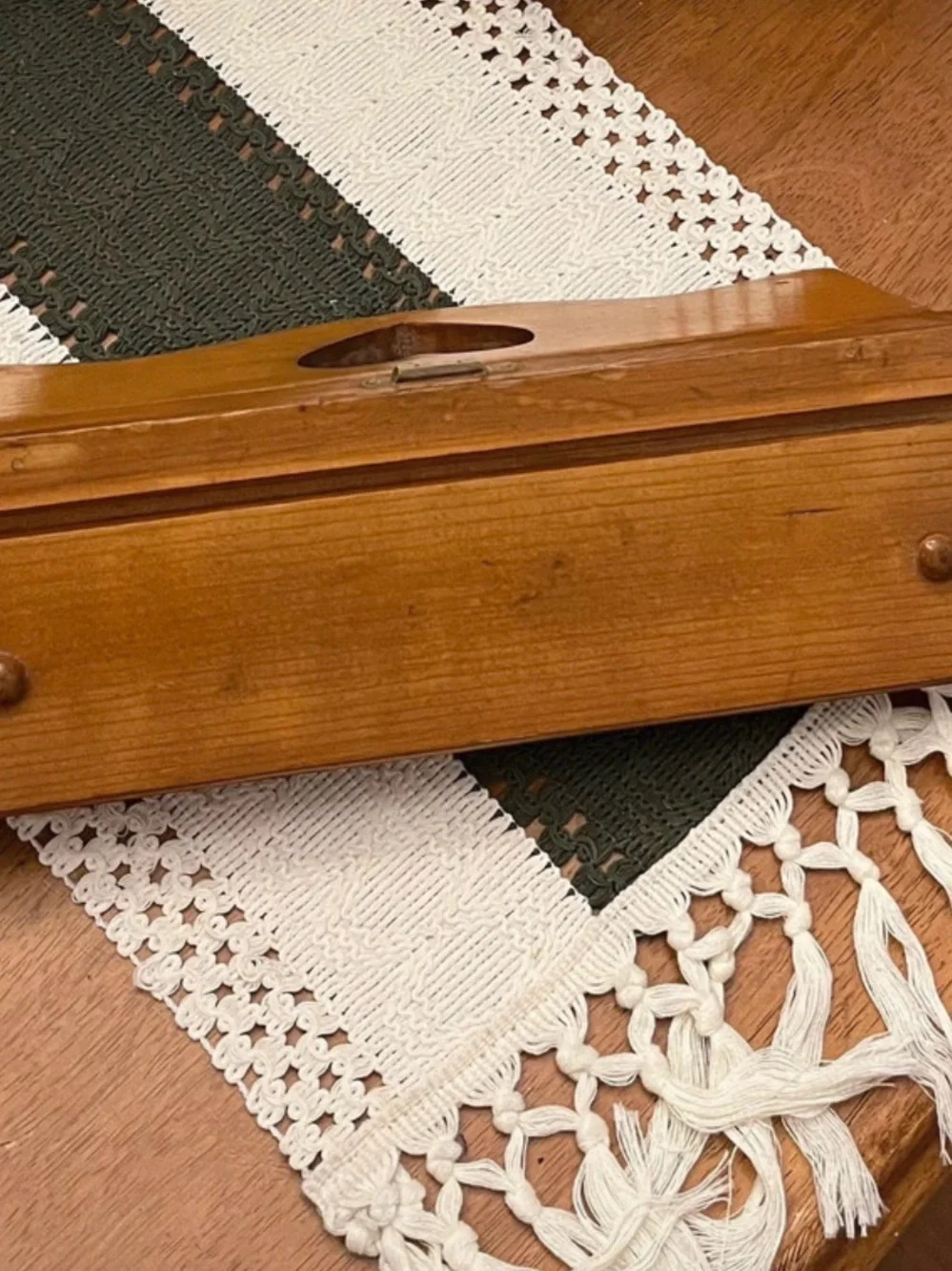 Handcrafted Wooden Wall Hook with Heart Cutout - Cottagecore‎ Grannycore