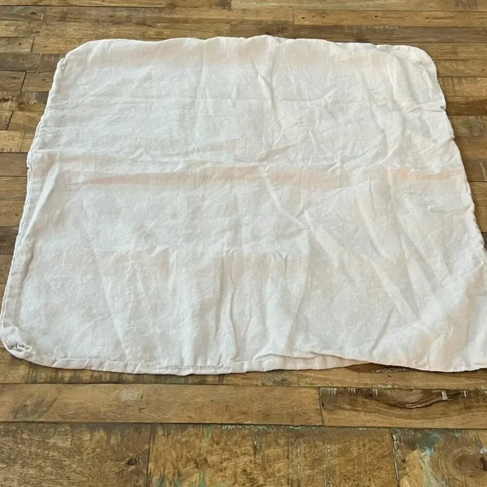 Parachute Euro Pillow Sham Light Pink 100% Linen Portugal