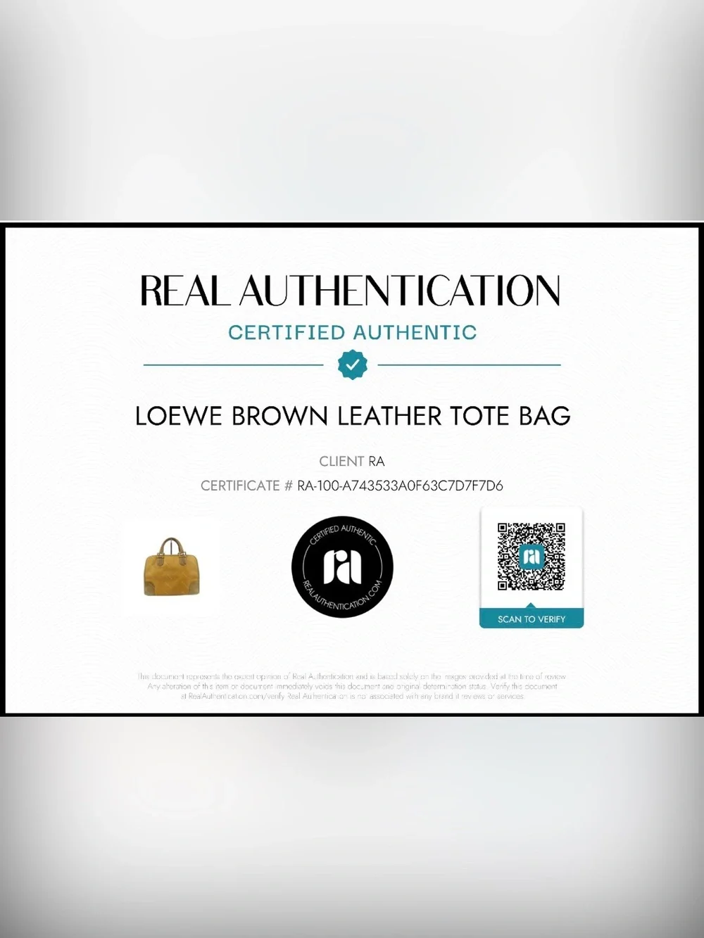 Loewe leather satchel