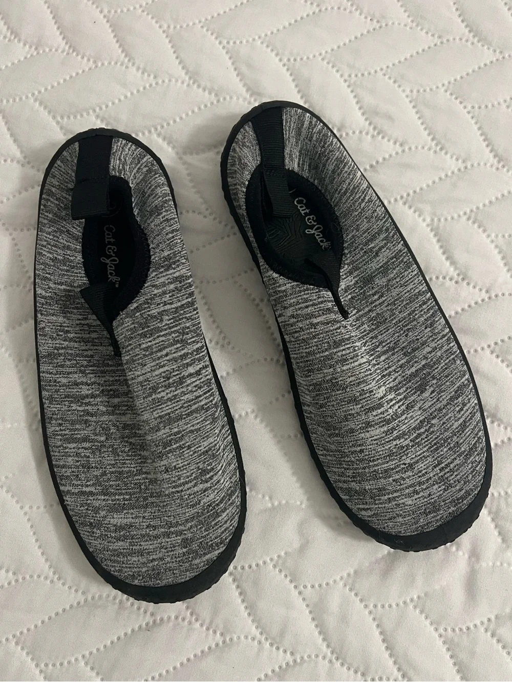 Cat & Jack Gray and Black Kids Water Shoes