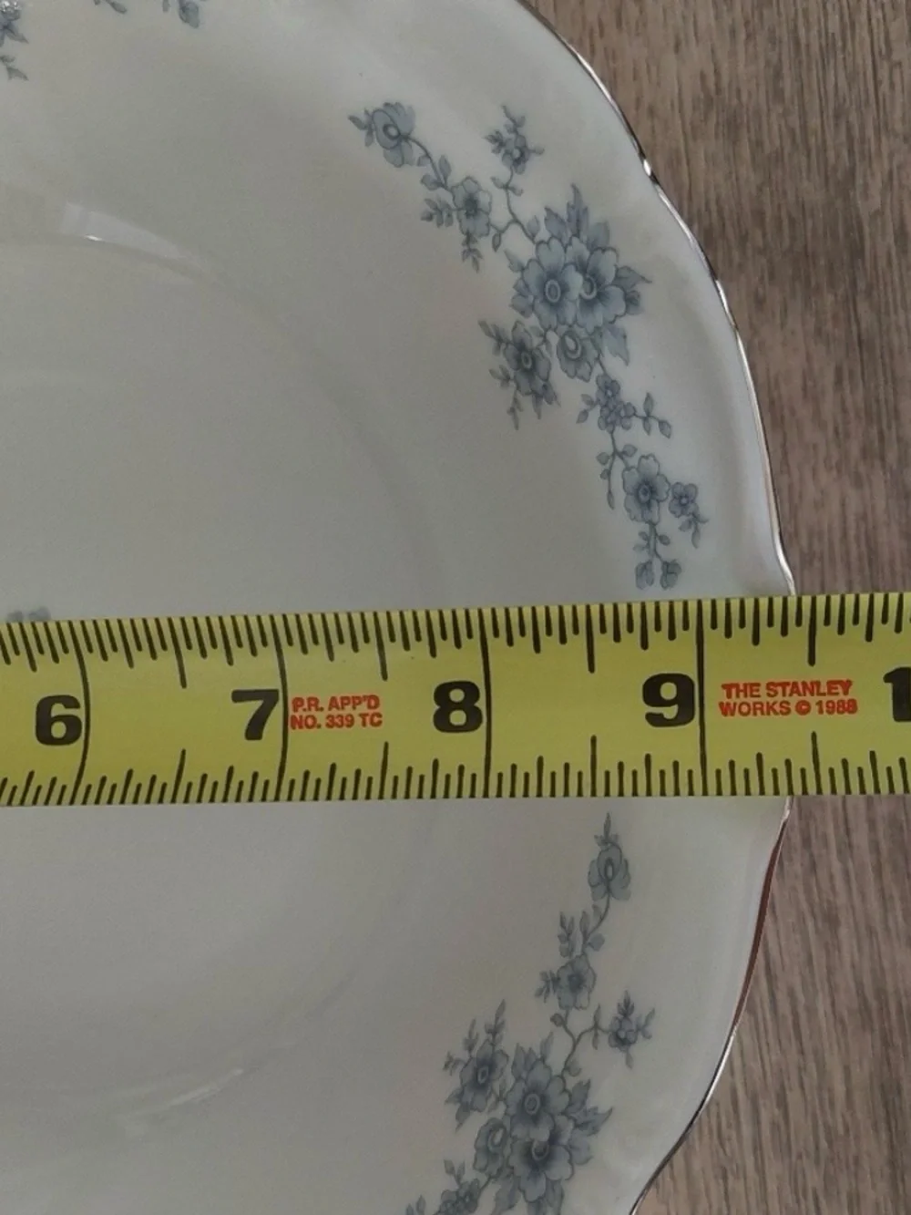 Johann Haviland Bavaria Blue Garland Serving Bowl 9.5