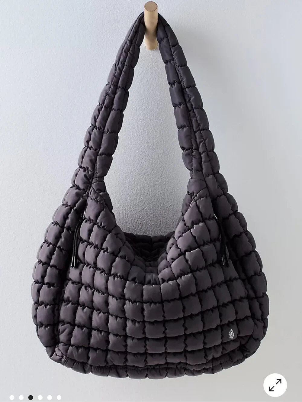 Free People Movement Quilted Carryall Bag in Graphite
