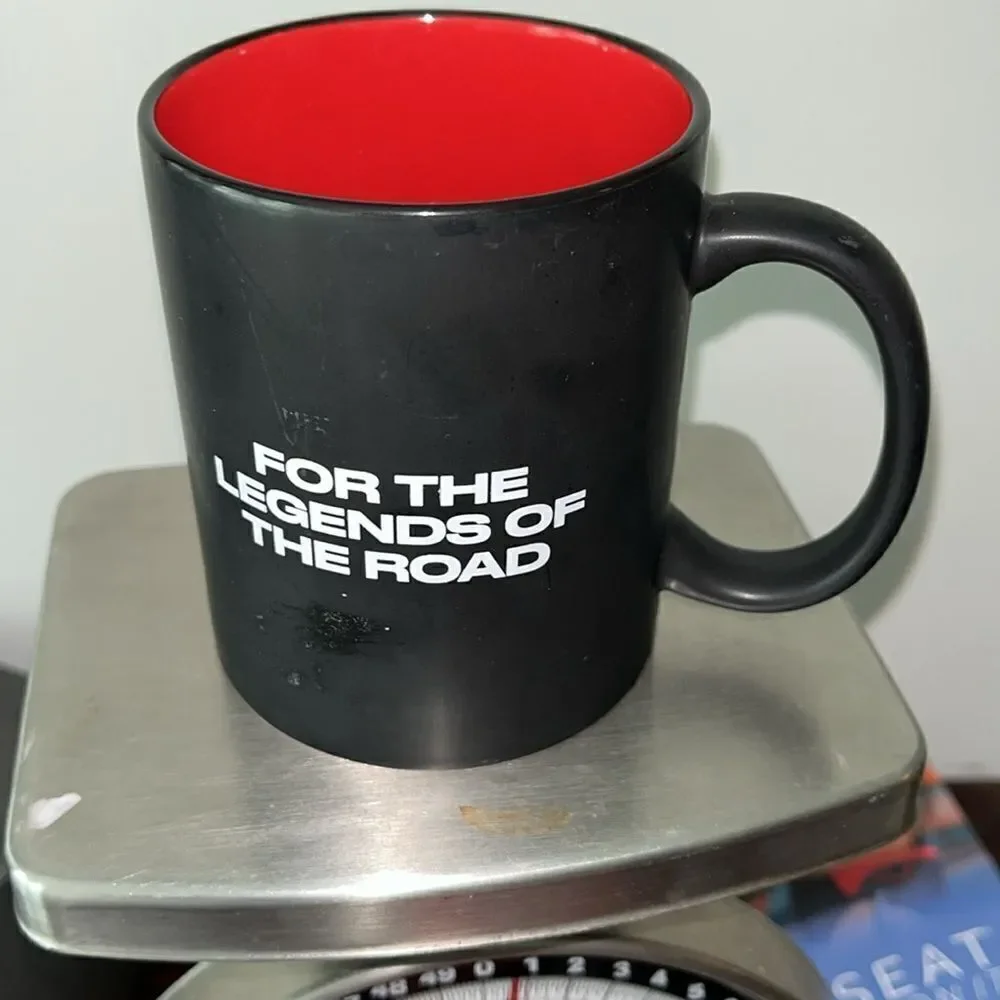 The Legend of the road upfit champion men’s true driving Coffee Mug Red/Black