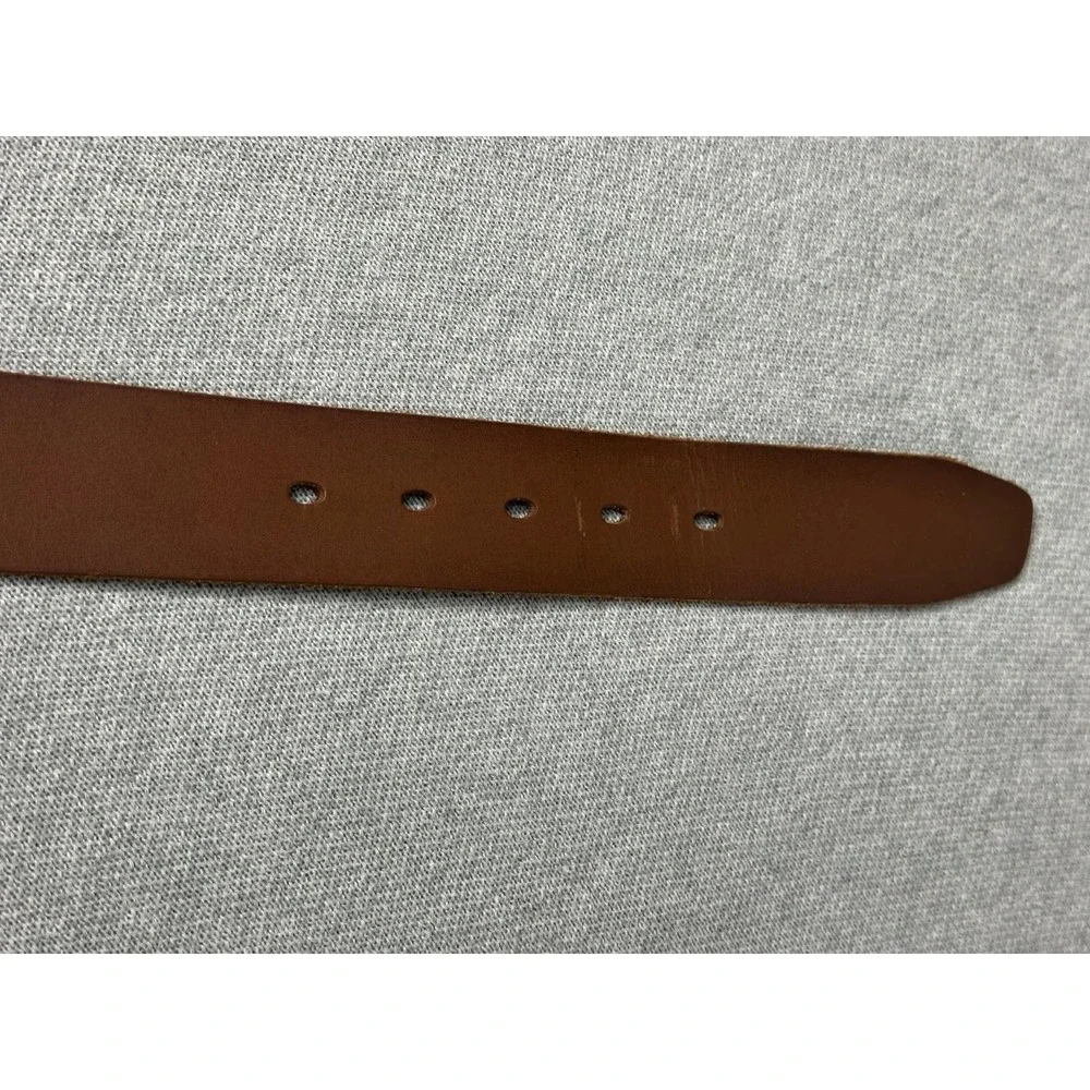 New Timberland Leather Belt Men's 34W Brown