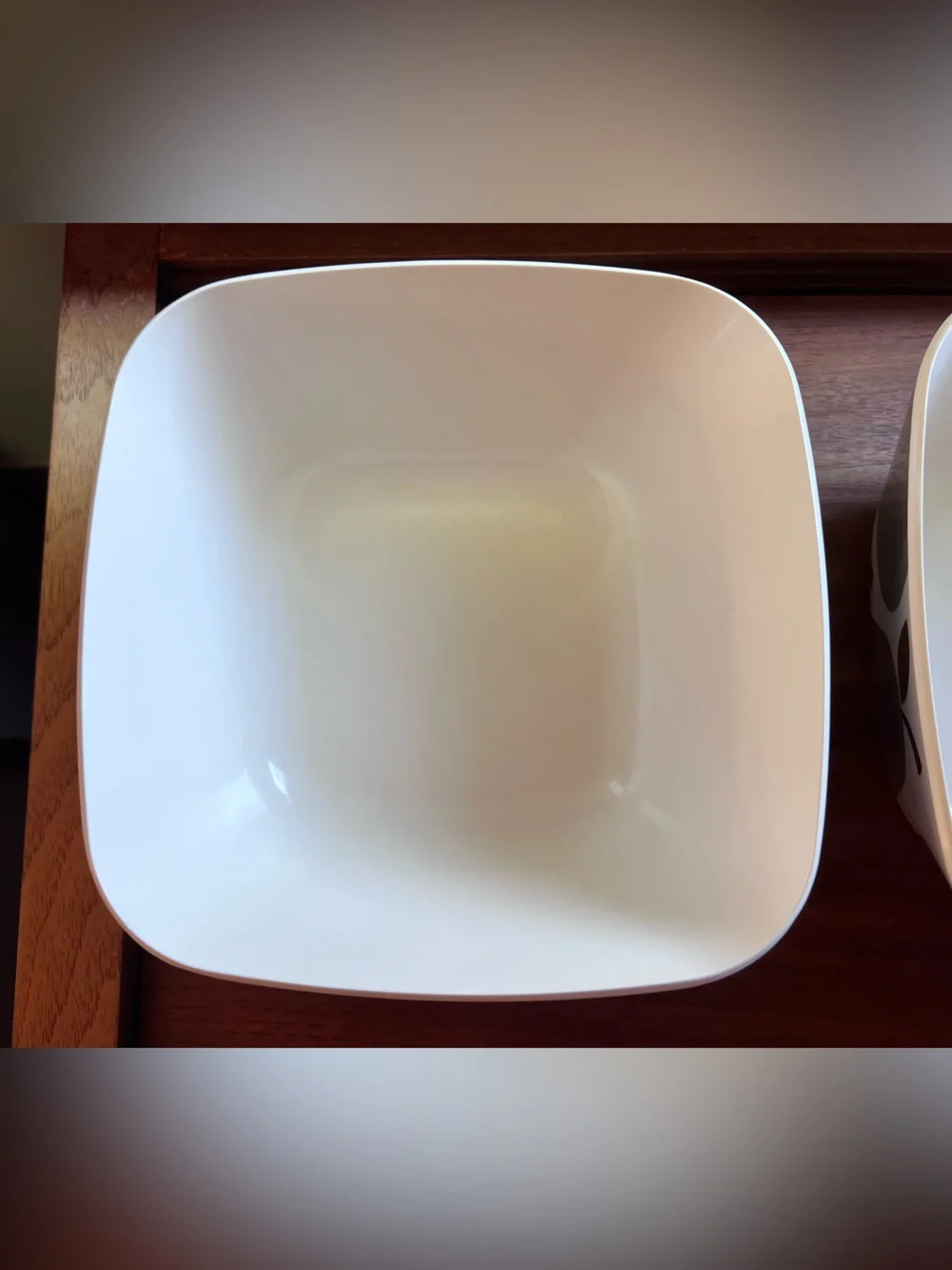Pair of Orla Kiely for Target Melamine Bowls with Pear and Apple Pear Patters.