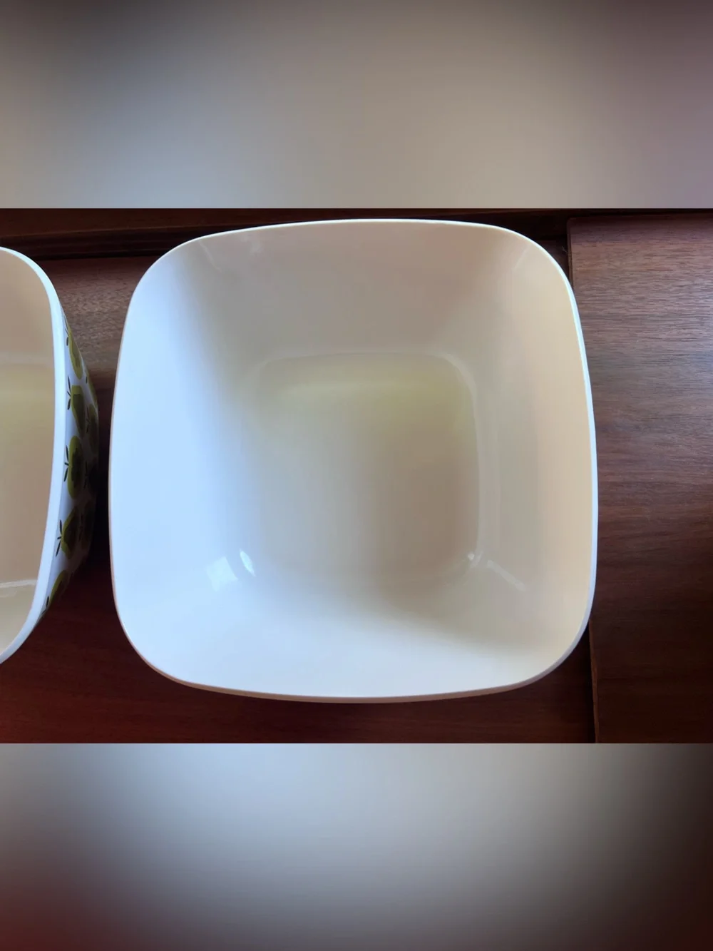 Pair of Orla Kiely for Target Melamine Bowls with Pear and Apple Pear Patters.