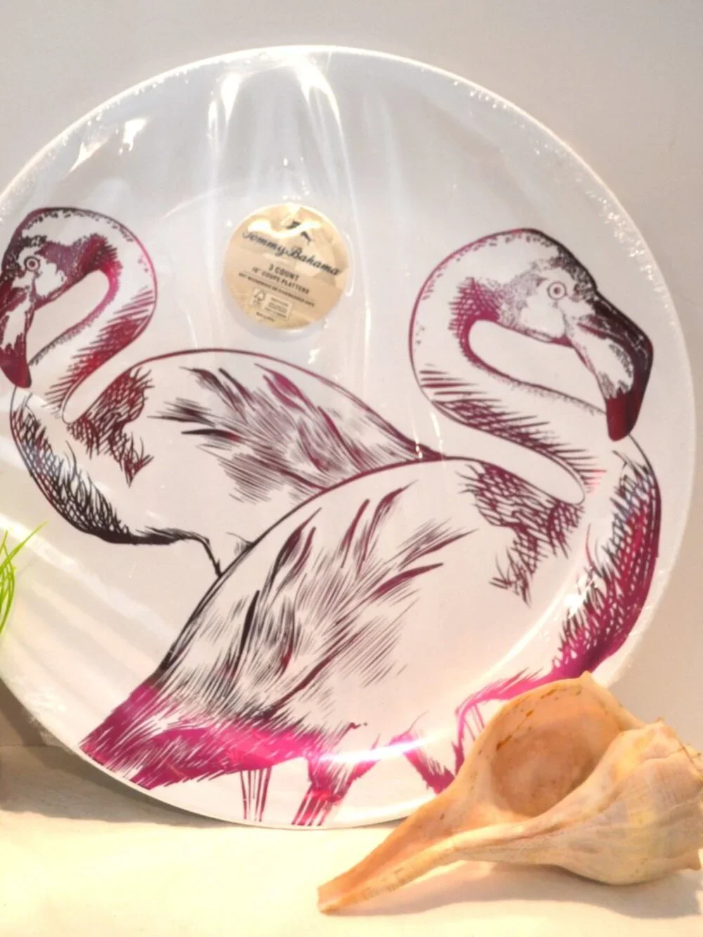 Tommy Bahama 16 inch Platters Pack of Three NWT