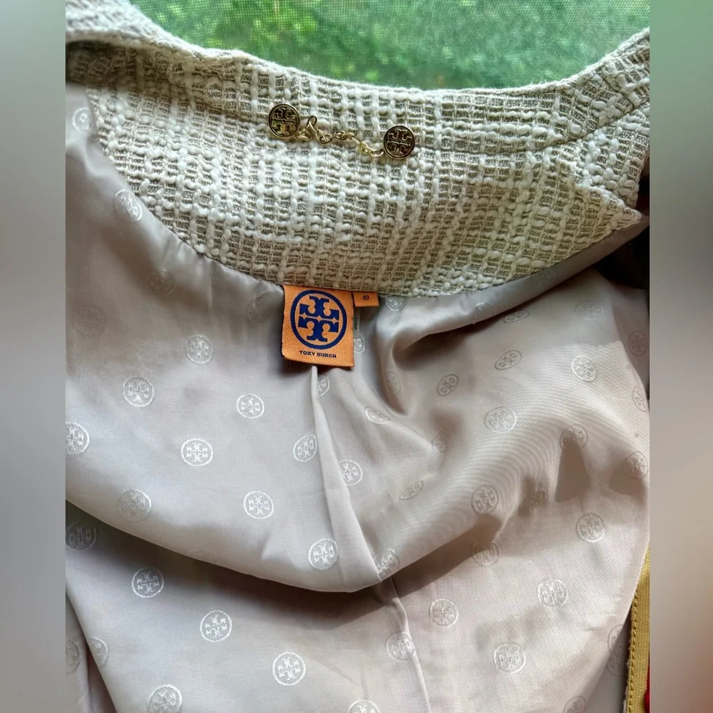 Tory Burch bold shoulders cuffs