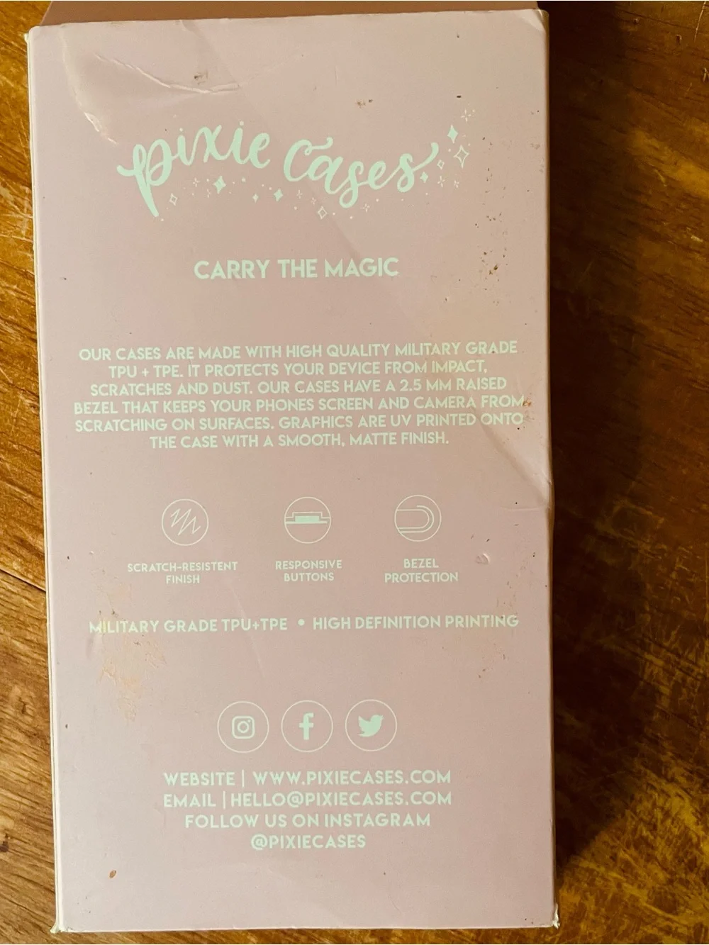 Pixie cases stylish pink