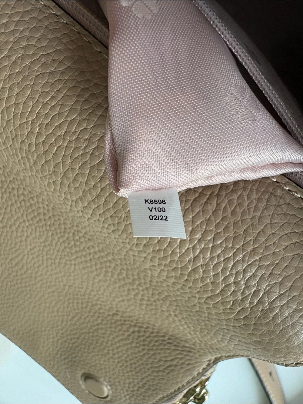 EUC Kate Spade Run Around Large Flap Crossbody Tan Pinmount Logo