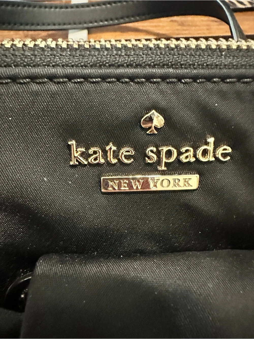 kate spade Story Line Black Mini Bow Top-Handle Bag
