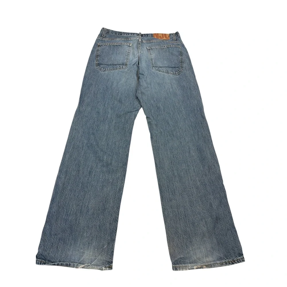Nautica Jeans Co Men's 32x32 Blue Denim Relaxed Fit Straight‎ Leg Y2K Vintage