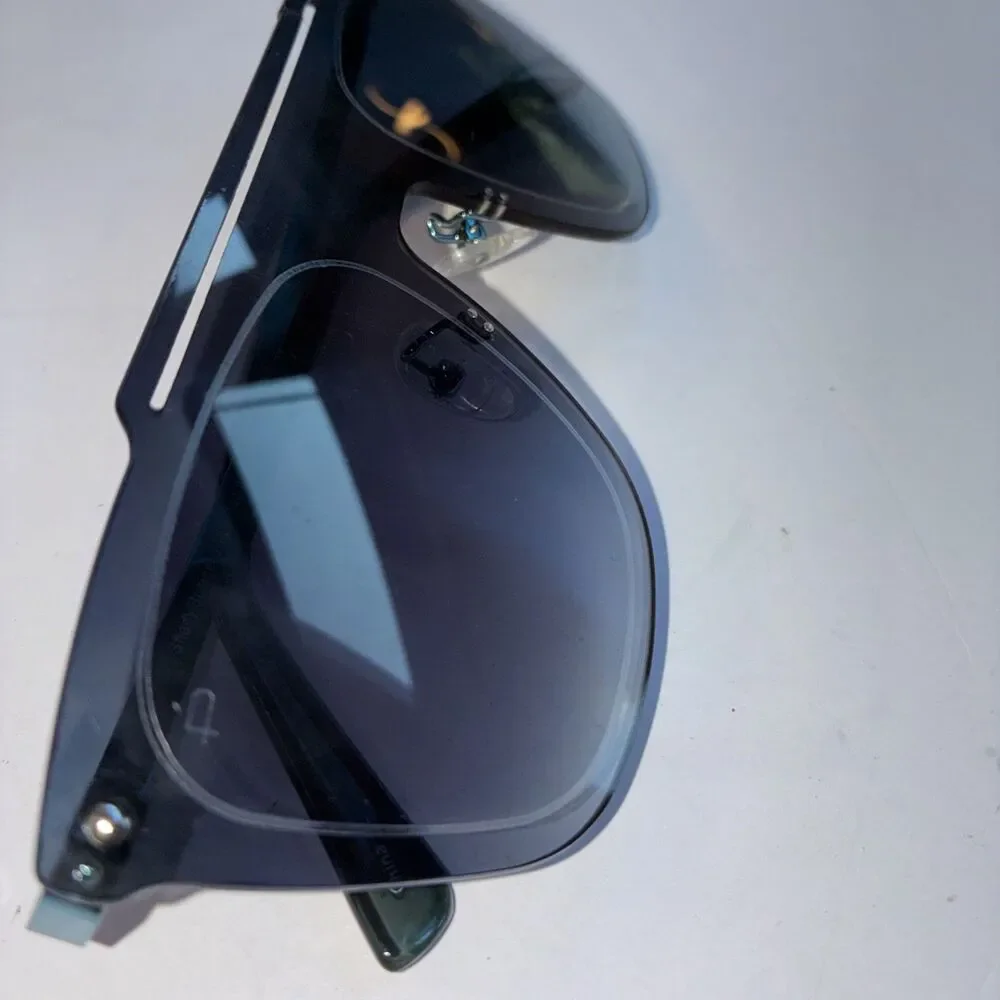 Prive Revaux Shady Business Rimless Blue Gradient Lens Women's Sunglasses