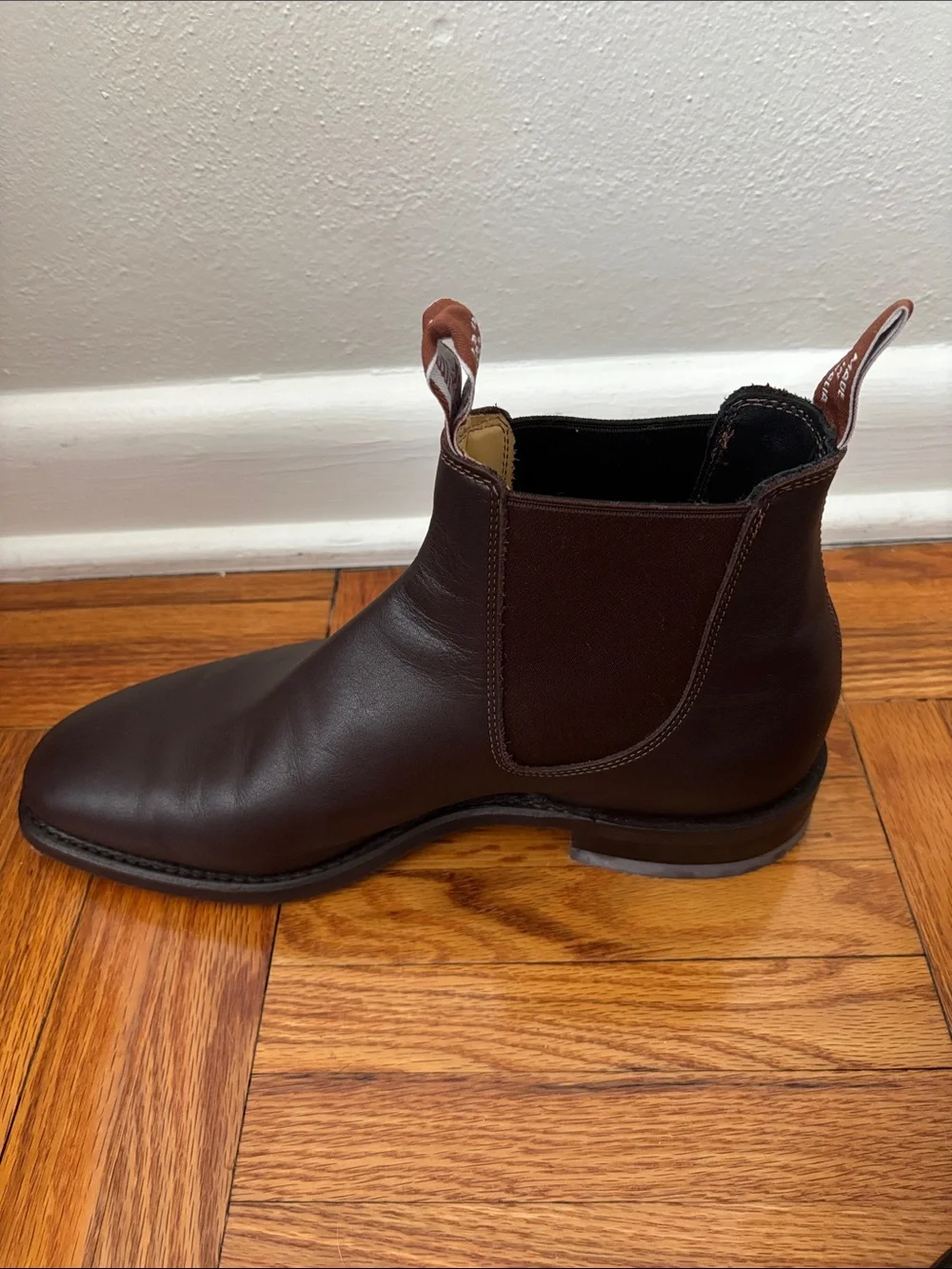 RM Williams Comfort Craftsman mens rubber-soled Chelsea boots - Size 9G