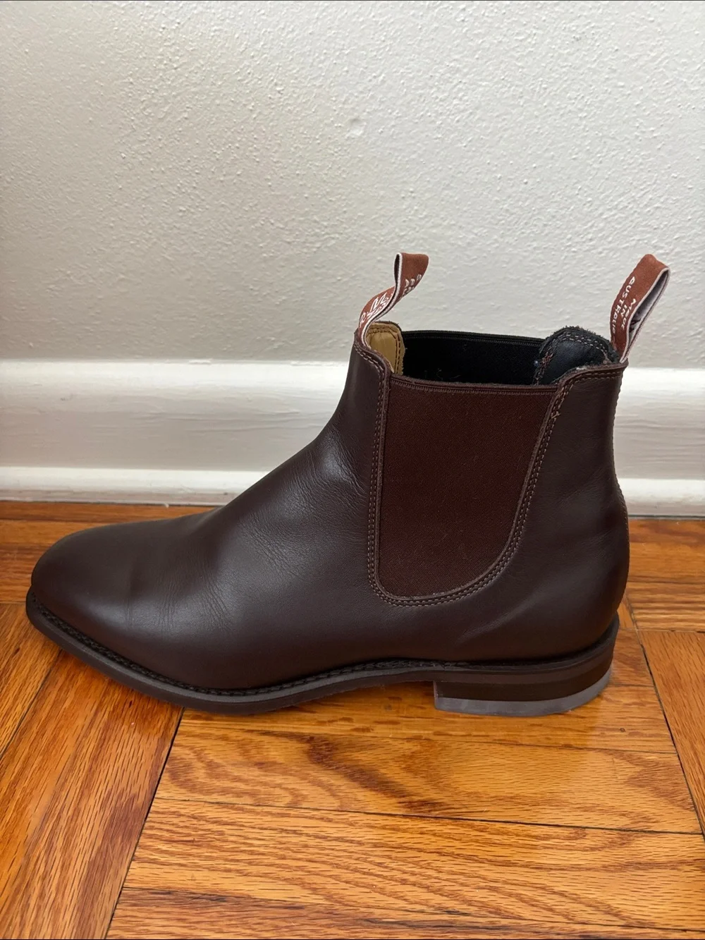 RM Williams Comfort Craftsman mens rubber-soled Chelsea boots - Size 9G