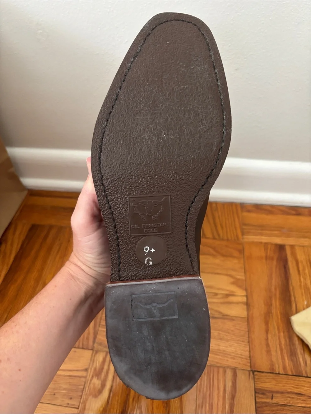RM Williams Comfort Craftsman mens rubber-soled Chelsea boots - Size 9G