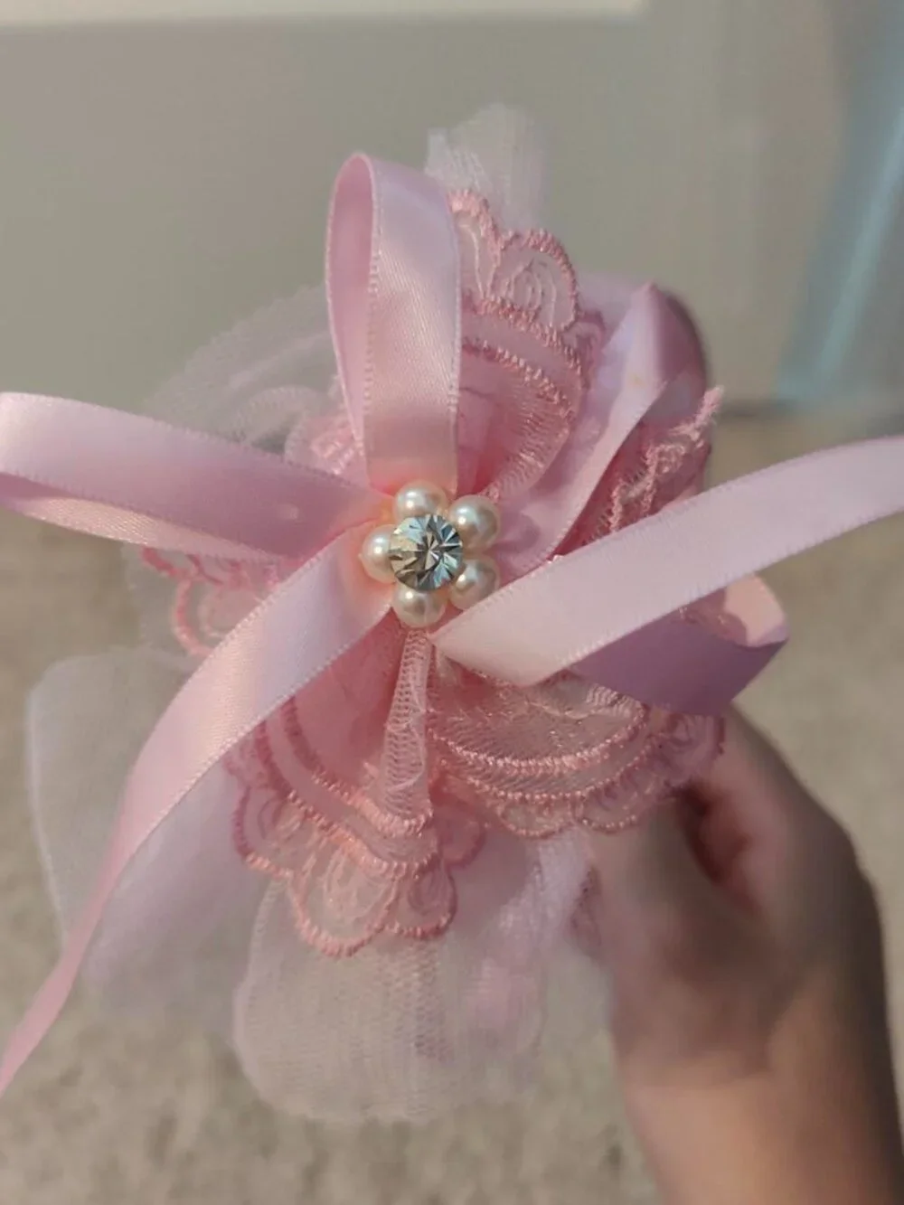 N/A pink lace