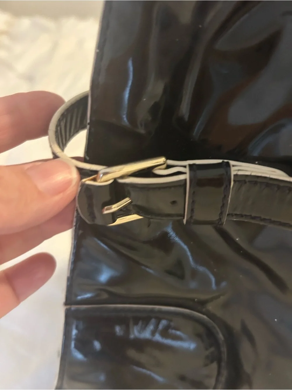 kate spade glossy black