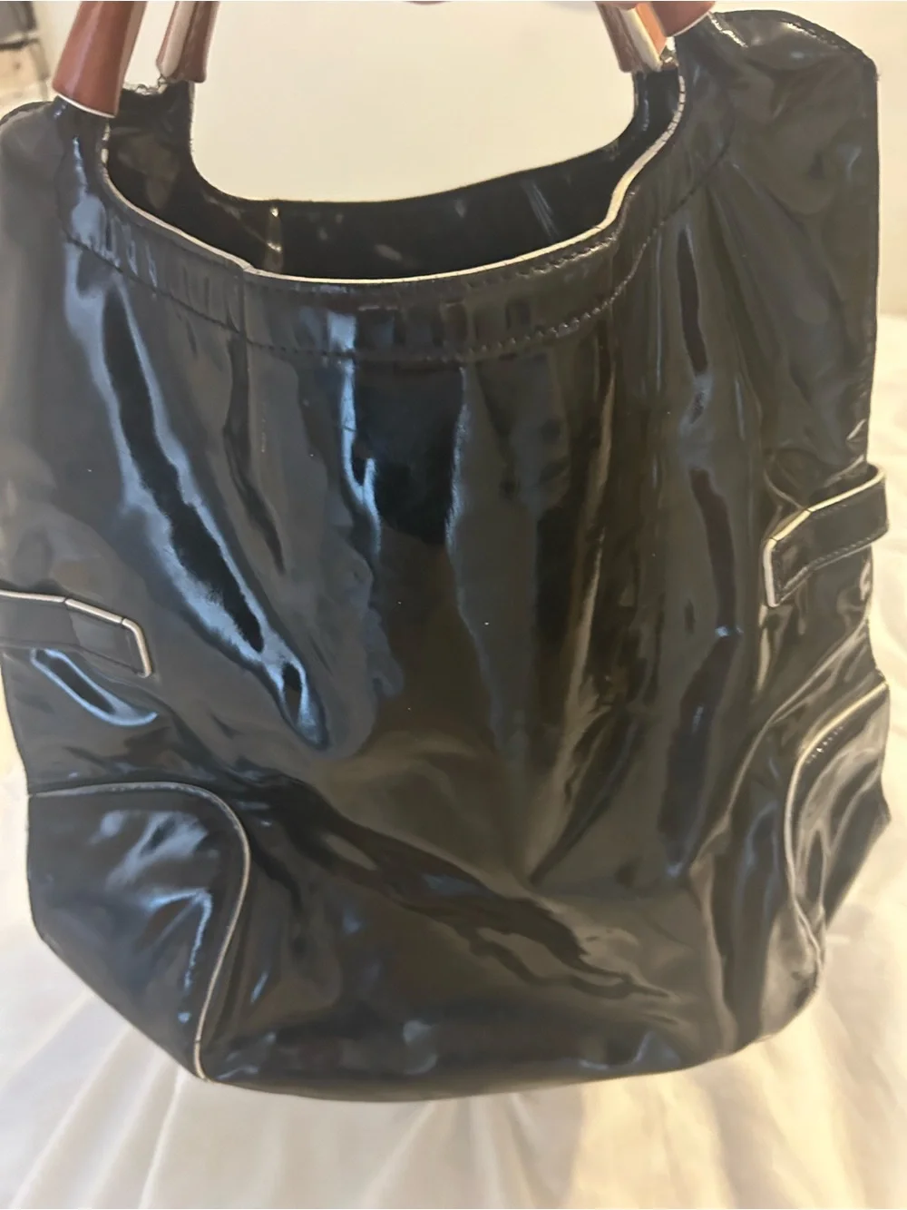kate spade glossy black