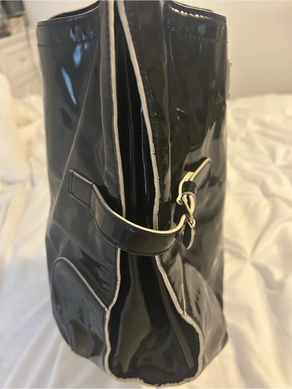 kate spade glossy black